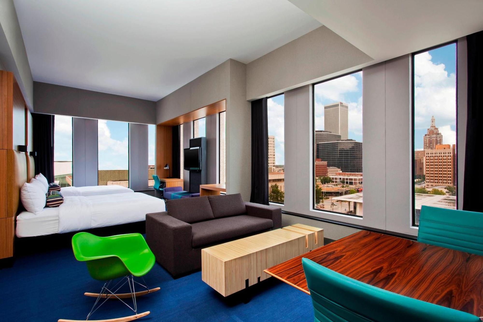 Aloft Tulsa Downtown Hotel Exterior foto